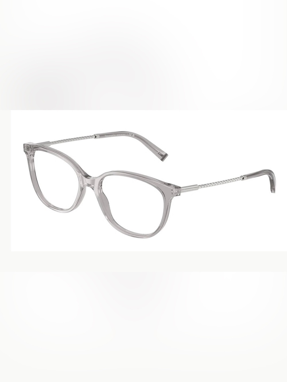 Tiffany & Co. TF2168 Square Eyeglasses – Crystal Grey/Silver – 54mm – Designer